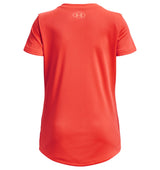 Under Armour Girls Tech Print Fill Big Logo Short Sleeve Shirt - Quick-Drying and Ultra-Soft
