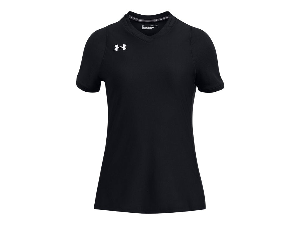 Under Armour Girls Volleyball Powerhouse Short Sleeve Jersey - HeatGear Fabric