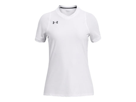 Under Armour Girls Volleyball Powerhouse Short Sleeve Jersey - HeatGear Fabric