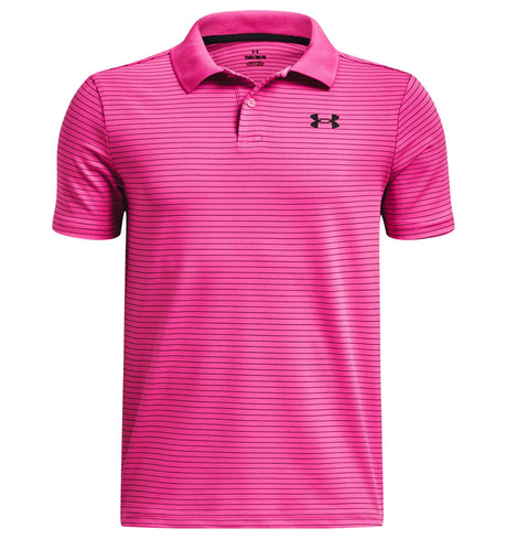 Under Armour Boys Matchplay Stripe Polo - Enhanced Breathability