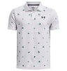 Under Armour Unisex Matchplay Printed Polo Shirt - 4-Way Stretch Material