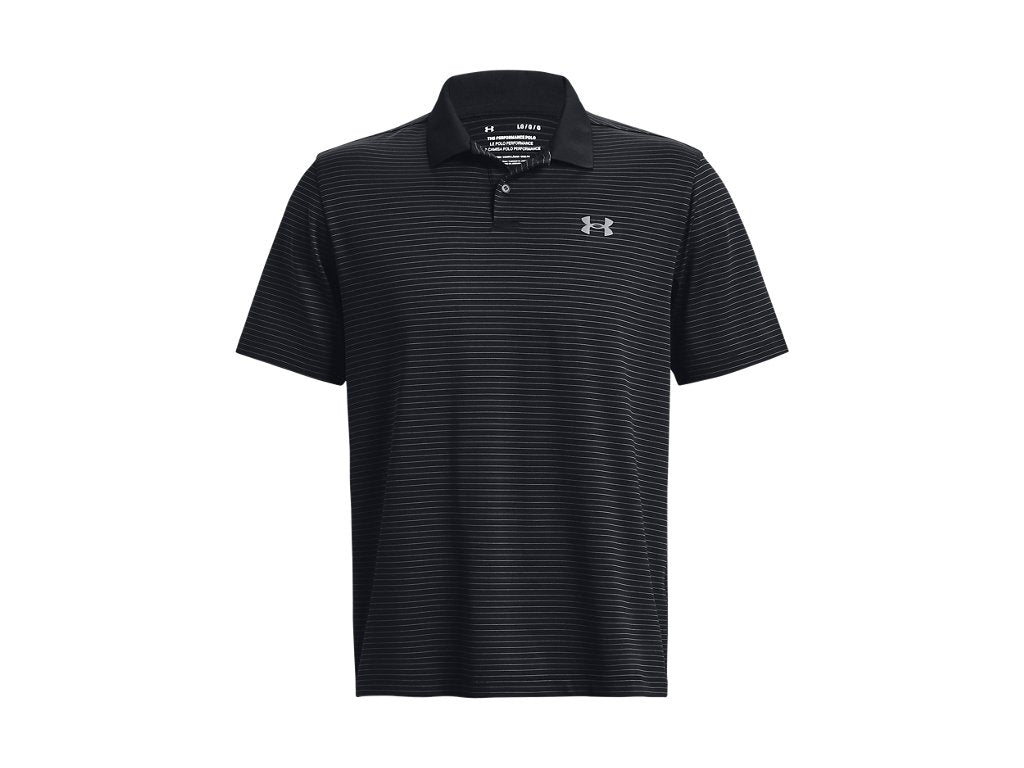 Under Armour Mens UA Matchplay Stripe Polo - Enhanced Breathability
