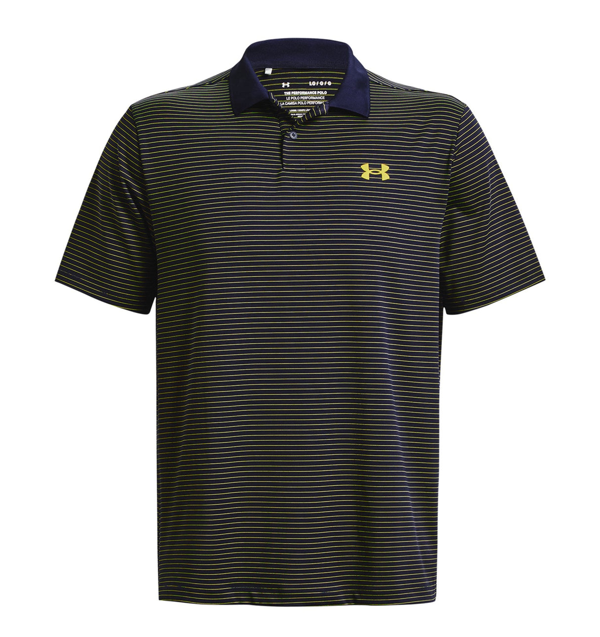 Under Armour Mens UA Matchplay Stripe Polo - Enhanced Breathability