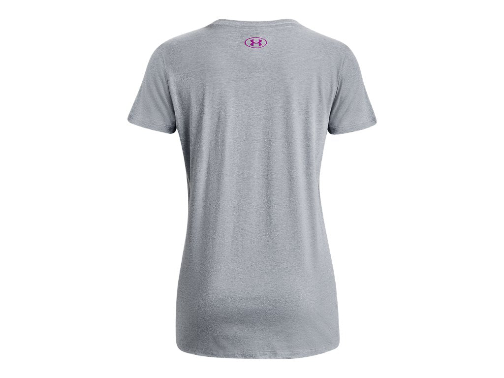 Under Armour Womens Softball Bar Short Sleeve T-Shirt - Quick-drying Cotton Blend