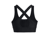 Under Armour Womens Crossback Longline Sports Bra - Strategic Support and Breathability