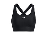 Under Armour Womens Crossback Longline Sports Bra - Strategic Support and Breathability