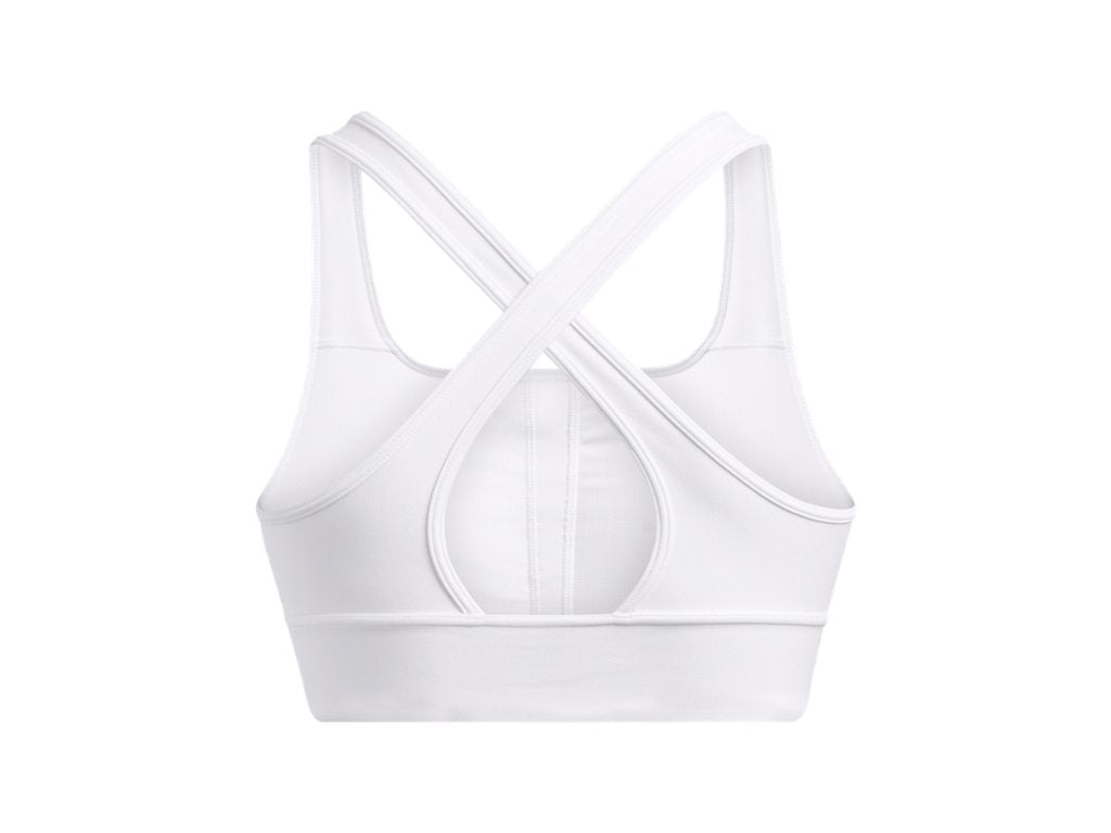 Under Armour Womens Crossback Longline Sports Bra - Strategic Support and Breathability