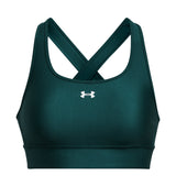 Under Armour Womens Crossback Longline Sports Bra - Strategic Support and Breathability