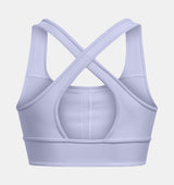 Under Armour Womens Crossback Longline Sports Bra - Strategic Support and Breathability