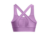 Under Armour Womens Crossback Longline Sports Bra - Strategic Support and Breathability
