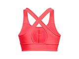 Under Armour Womens Crossback Longline Sports Bra - Strategic Support and Breathability