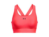 Under Armour Womens Crossback Longline Sports Bra - Strategic Support and Breathability