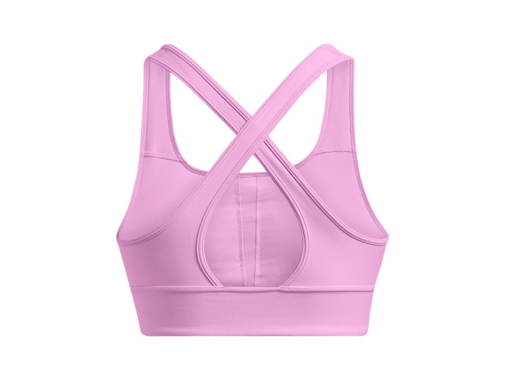 Under Armour Womens Crossback Longline Sports Bra - Strategic Support and Breathability
