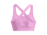Under Armour Womens Crossback Longline Sports Bra - Strategic Support and Breathability