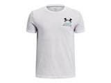 Under Armour Boys Performance Logo Short Sleeve T-Shirt - Quick-Drying Cotton Blend
