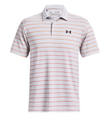 Under Armour Mens UA Playoff 3.0 Stripe Polo Shirt - Breathable and Stretchy