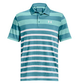 Under Armour Mens UA Playoff 3.0 Stripe Polo Shirt - Breathable and Stretchy