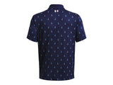 Under Armour Men's UA Playoff 3.0 Printed Polo Apparel - Breathable and Stretchy