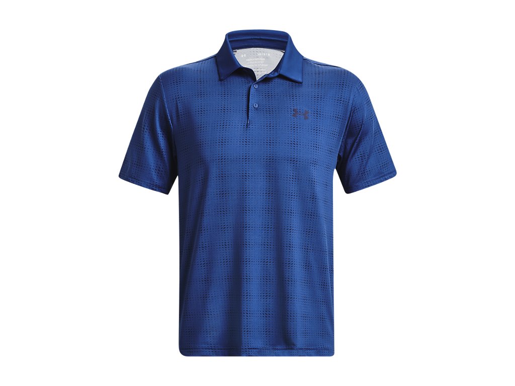 Under Armour Men's UA Playoff 3.0 Printed Polo Apparel - Breathable and Stretchy