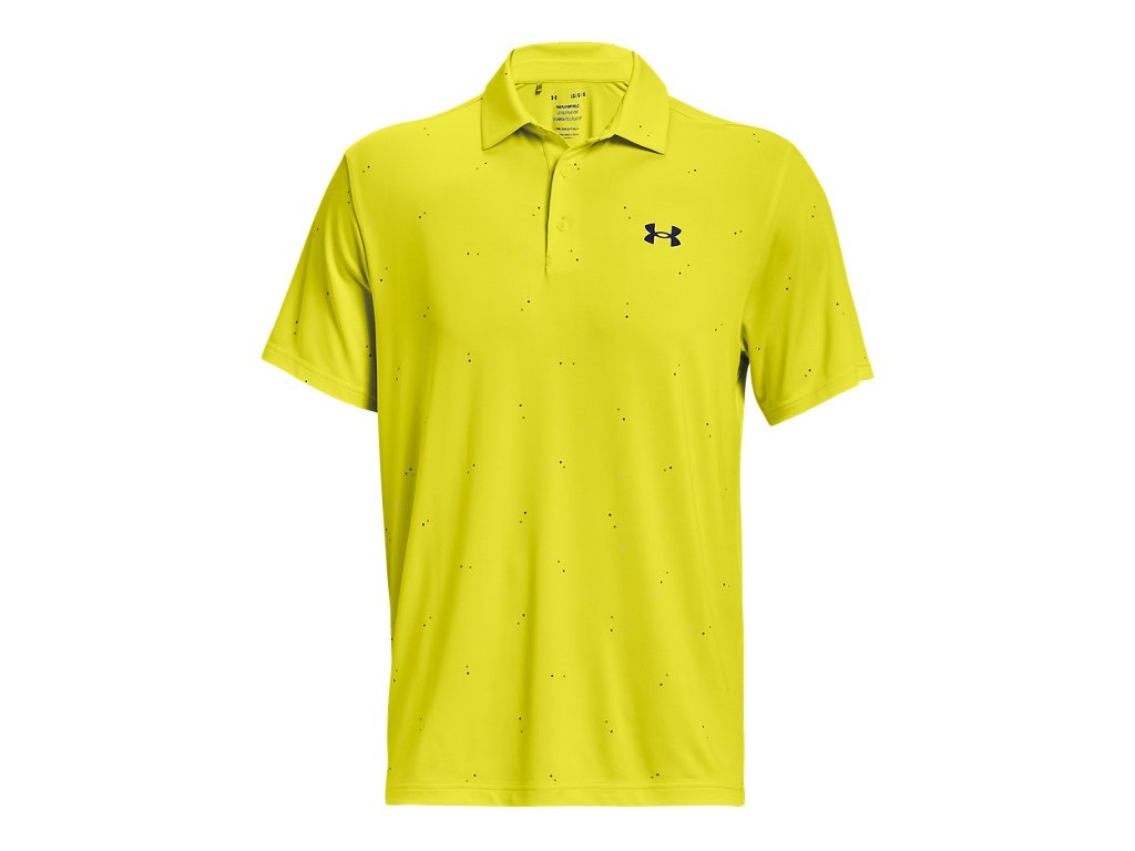 Under Armour Men's UA Playoff 3.0 Printed Polo Apparel - Breathable and Stretchy