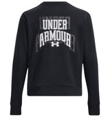 Under Armour Womens Rival Terry Graphic Crew - Super-Soft and Lightweight