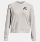 Under Armour Womens Rival Terry Graphic Crew - Super-Soft and Lightweight