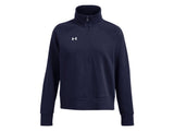 Under Armour Womens UA Rival Fleece Half Zip - Ultra-Soft Cotton Blend