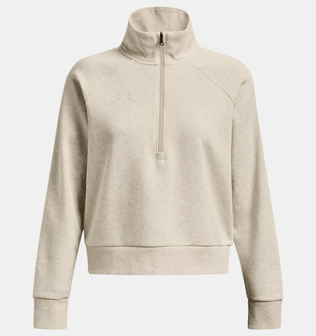 Under Armour Womens UA Rival Fleece Half Zip - Ultra-Soft Cotton Blend
