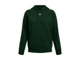 Under Armour Womens Rival Fleece Hoodie - Ultra-Soft Cotton-Blend Fleece