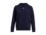 Under Armour Womens Rival Fleece Hoodie - Ultra-Soft Cotton-Blend Fleece