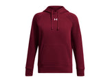 Under Armour Womens Rival Fleece Hoodie - Ultra-Soft Cotton-Blend Fleece