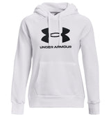 Under Armour Womens Rival Fleece Big Logo Hoodie - Ultra-Soft Cotton Blend