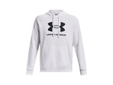 Under Armour Mens Rival Fleece Logo Hoodie - Ultra-Soft Cotton Blend
