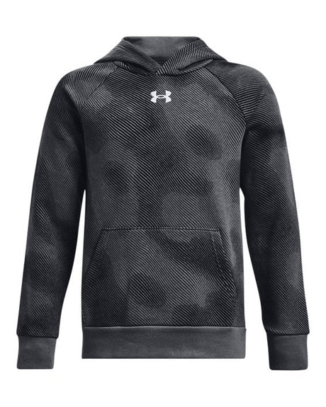 Under Armour Boys Rival Fleece Printed Hoodie - Ultra-Soft Warmth