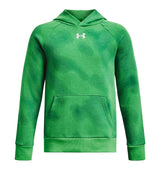 Under Armour Boys Rival Fleece Printed Hoodie - Ultra-Soft Warmth