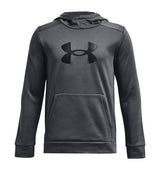Under Armour Boys Armour Fleece Big Logo Hoodie - Breathable and Stretchy