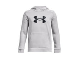 Under Armour Boys Armour Fleece Big Logo Hoodie - Breathable and Stretchy