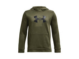 Under Armour Boys Armour Fleece Big Logo Hoodie - Breathable and Stretchy