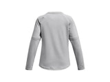 Under Armour Girls Utility Waffle Crew Pullover - Customizable Sleeves