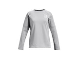 Under Armour Girls Utility Waffle Crew Pullover - Customizable Sleeves