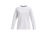 Under Armour Girls Utility Waffle Crew Pullover - Customizable Sleeves