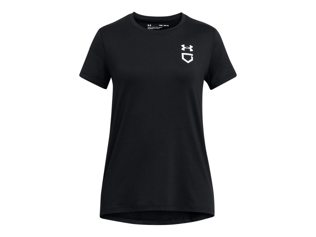 Under Armour Girls Utility Softball Training T-Shirt - Breathable Fabric