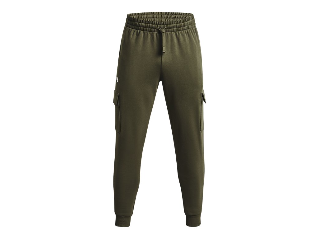 Under Armour Mens Rival Fleece Cargo Joggers - Ultra-Soft Cotton Blend