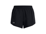 Under Armour Womens UA Fly-By 3in Shorts - Lightweight with Breathable Mesh Panels