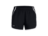 Under Armour Womens UA Fly-By 3in Shorts - Lightweight with Breathable Mesh Panels
