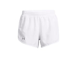 Under Armour Womens UA Fly-By 3in Shorts - Lightweight with Breathable Mesh Panels