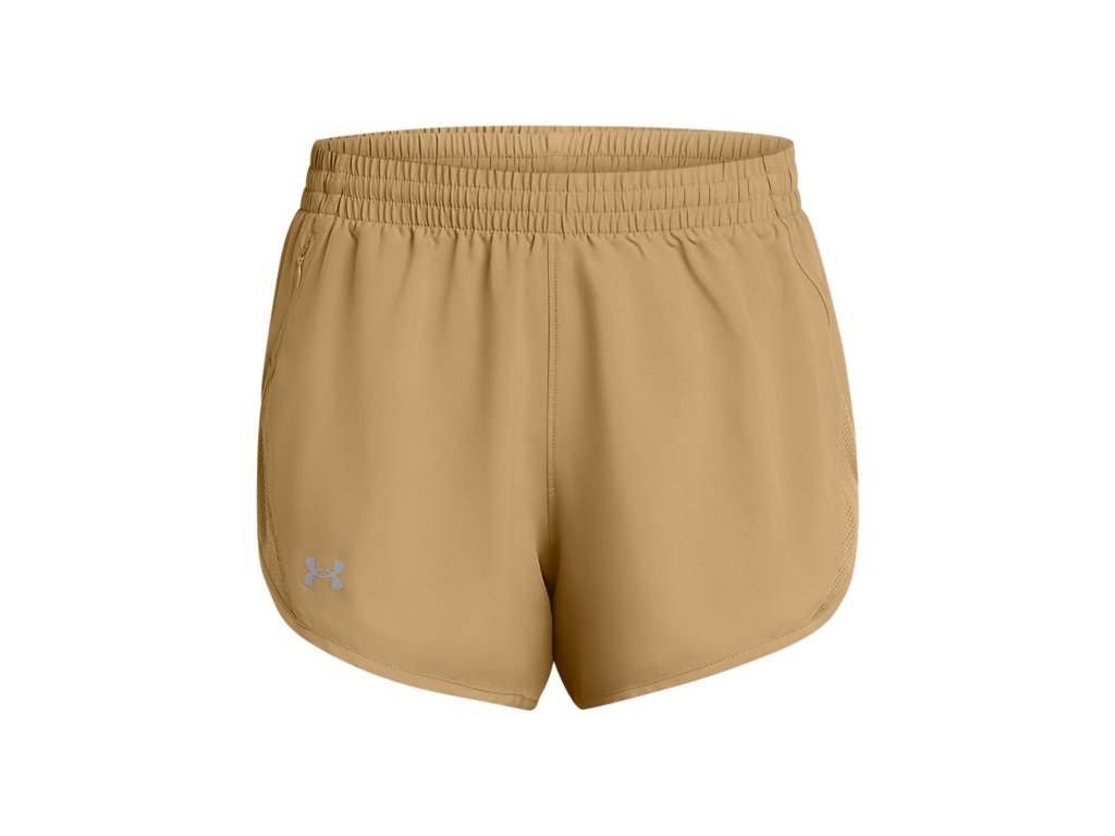 Under Armour Womens UA Fly-By 3in Shorts - Lightweight with Breathable Mesh Panels