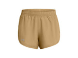 Under Armour Womens UA Fly-By 3in Shorts - Lightweight with Breathable Mesh Panels