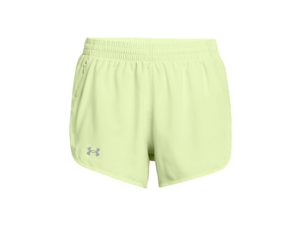 Under Armour Womens UA Fly-By 3in Shorts - Lightweight with Breathable Mesh Panels