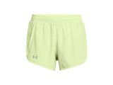 Under Armour Womens UA Fly-By 3in Shorts - Lightweight with Breathable Mesh Panels